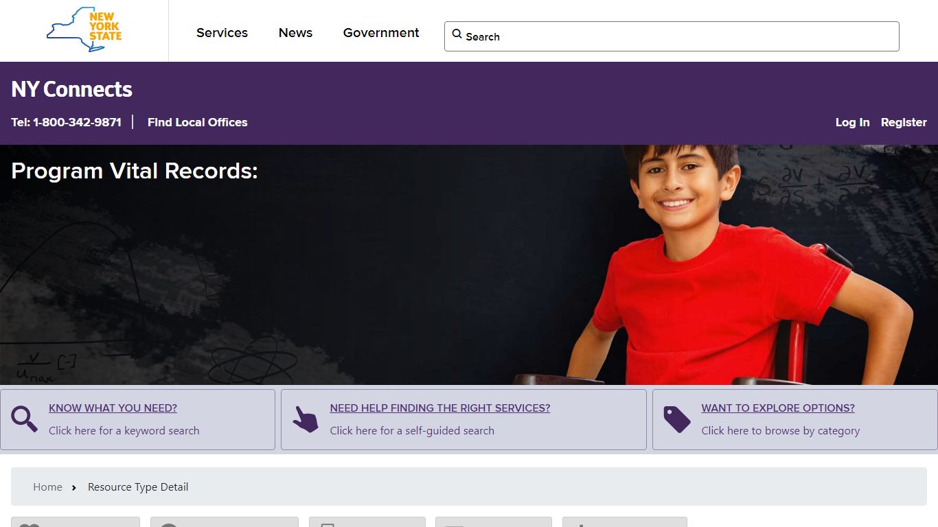 Program Vital Records: - Government of New York